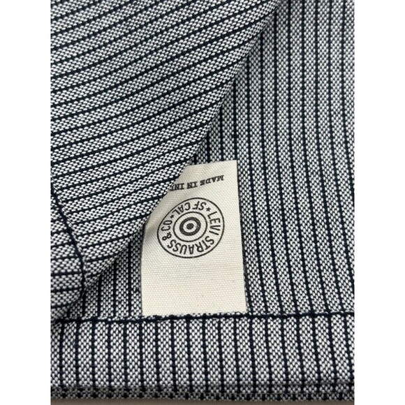 Brand New 4 Pack Striped Cotton Napkin Set White/Navy - Levi's x Target - Picture 2 of 3